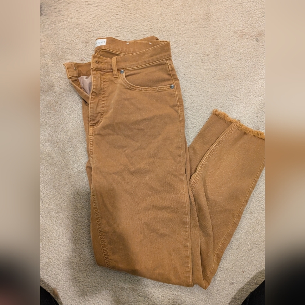 loft cropped pants
